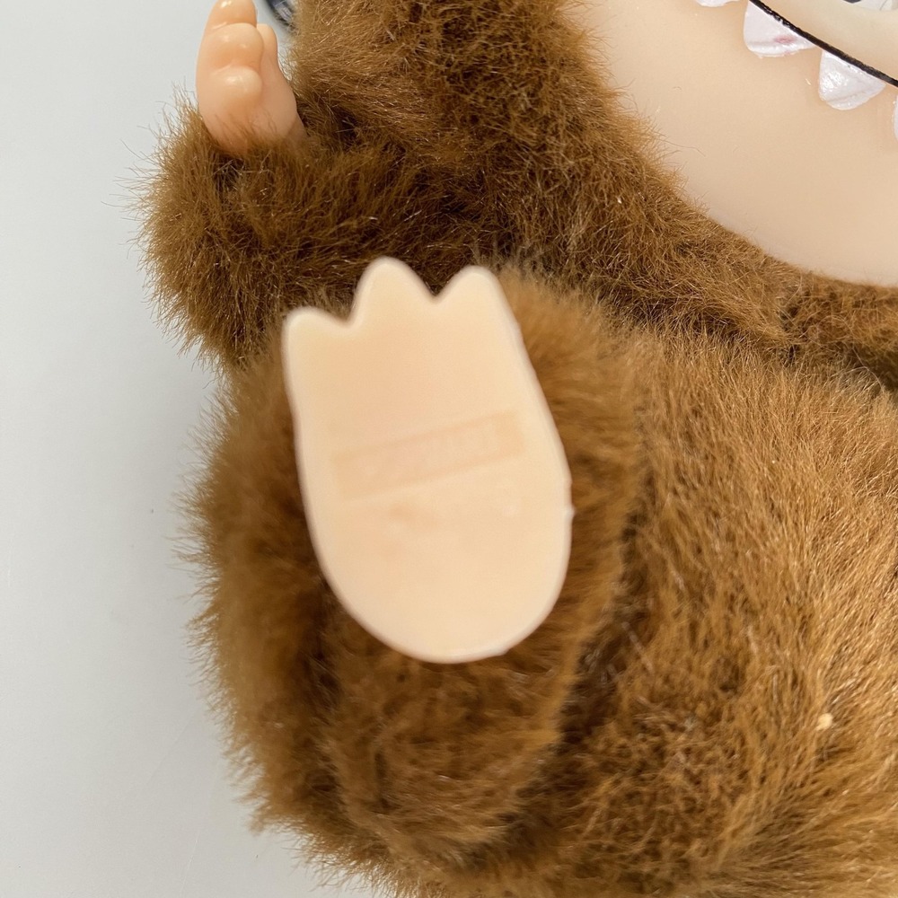 POP MART The Monsters Labubu Plush Figure Toy Brown Bunny Ears Keychain Doll - Picture 9 of 11